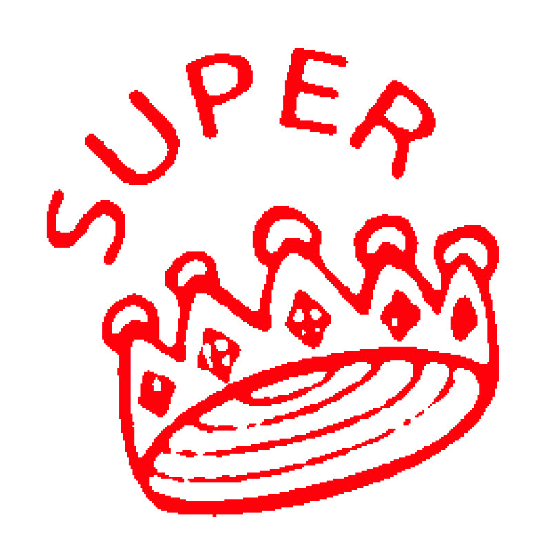 TimeTEX Siebdruck-Stempel rund Krone SUPER