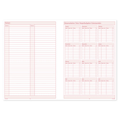 TimeTEX System-Schulplaner A4-Plus Gelb - Schuljahr 2026/2027 - Lehrerkalender mit breitem Verschlussgummi (Kopie)