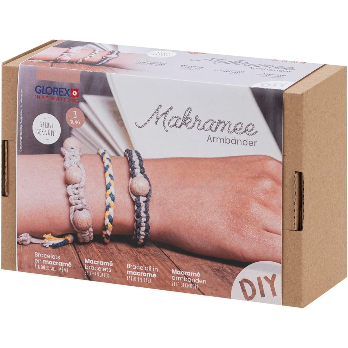 Bastelset Makramee Armbänder