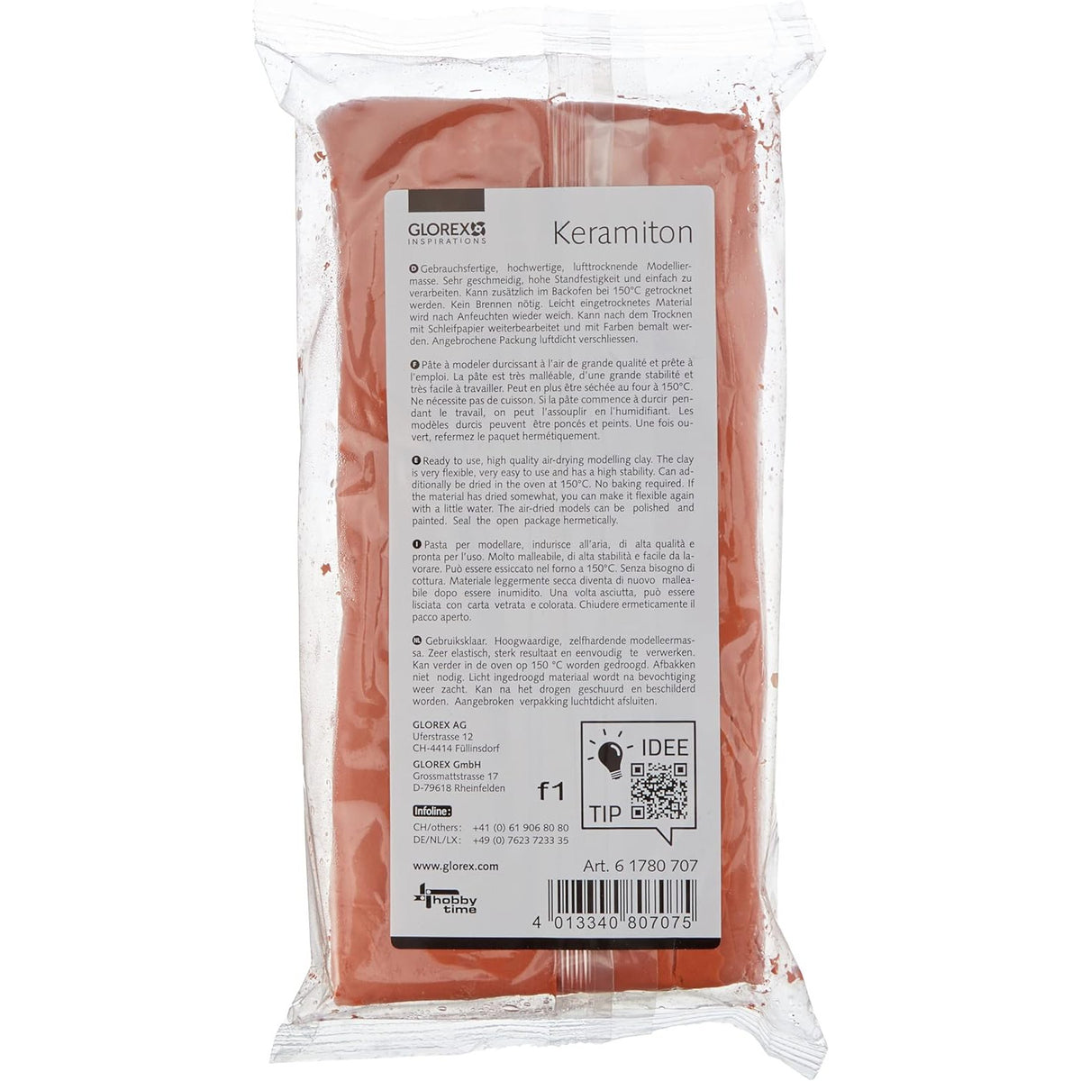 Keramiton, terracotta 1000g Modellierton