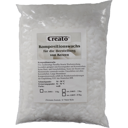 Kompositionswachs 25 kg im Sack